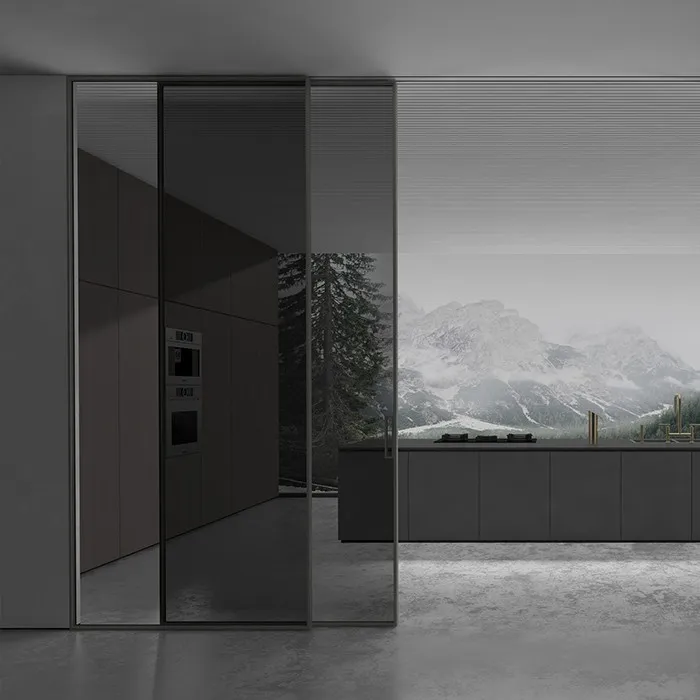 sliding door inside wall