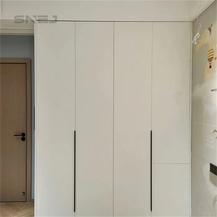 Modern Minimalist Wooden Open Master Closet
